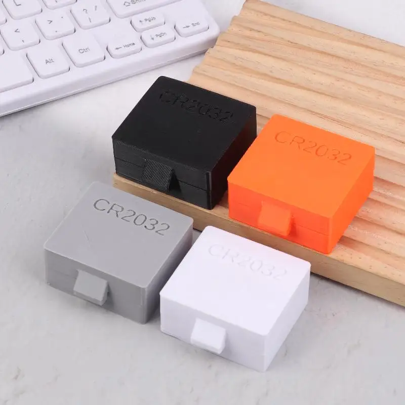 20홀 CR2032 배터리 박스 코인 셀 배터리 보관 케이스 소형 배터리 정리함 휴대용 배터리 보호 홀더