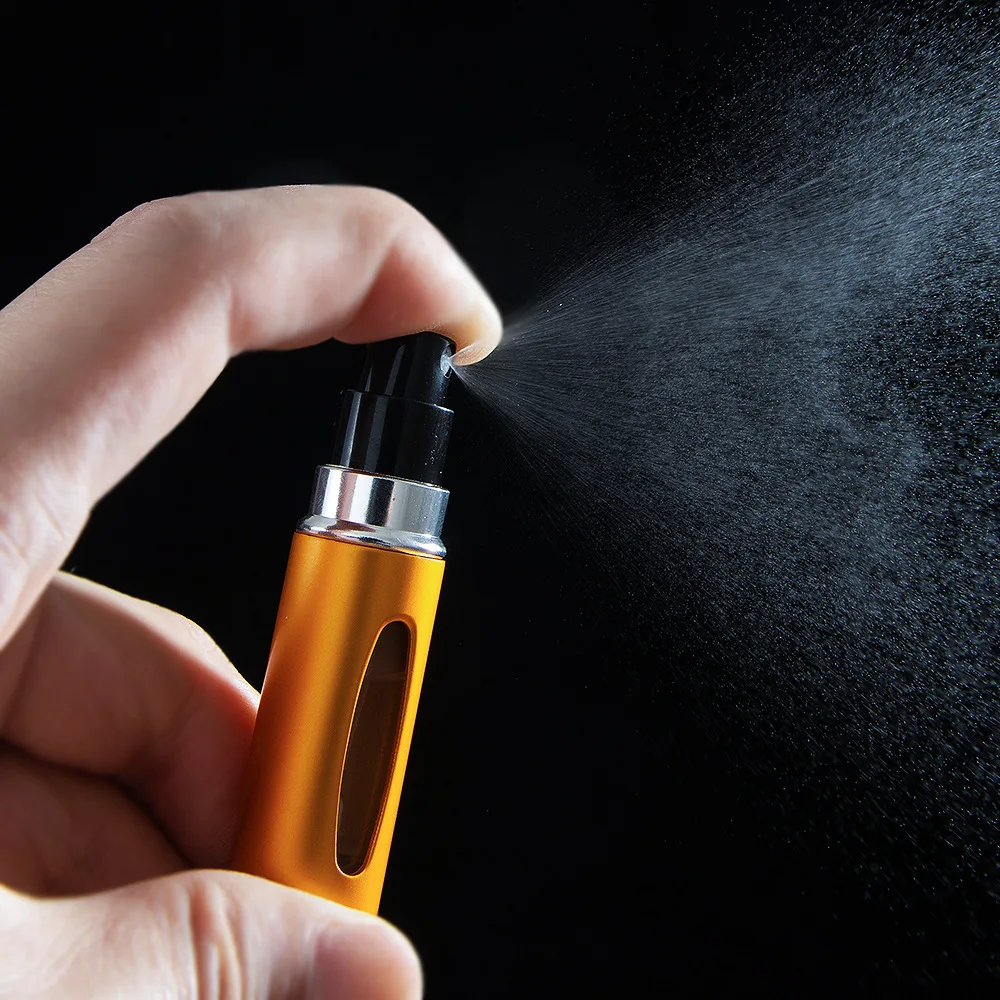 5ml 8ml Bottom Charge Perfume Refillable Bottle Spray Sub-Bottling Dispenser Mini Portable Empty Liquid Container Travel refillable perfume bottle
