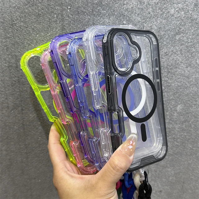 iPhone Macaroon Shockproof MagSafe Clear Case 2