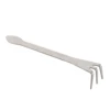 Garden Rake Stainless Steel Mini 2 in 1 Root Rake 3-Prong  Loosen Soil Tools For Bonsai Tree Succulents Gardening 5