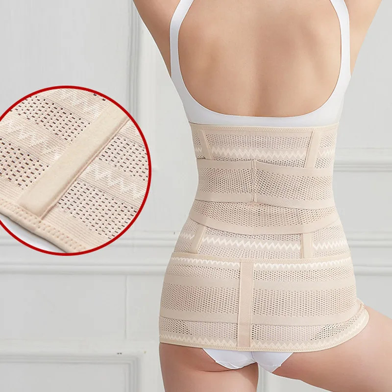 Women Postpartum Belt 3pcs/Set Cesarean For Slim Waist Cinchers