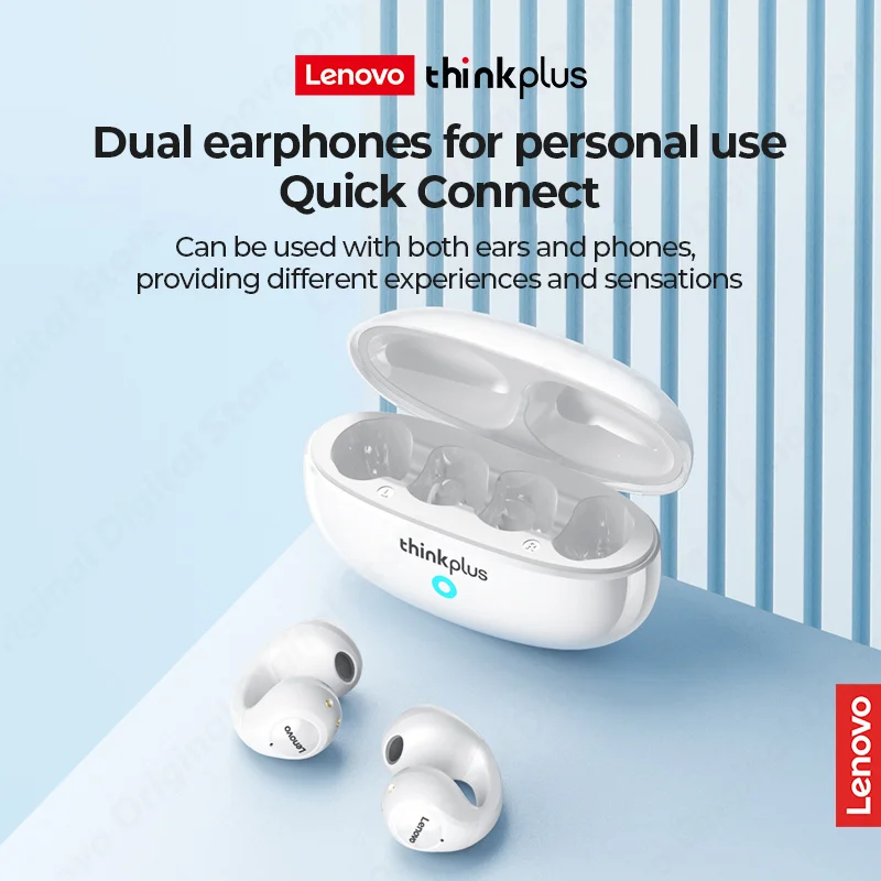 Lenovo XT83 II Wireless Headphones Bluetooth 5.3 Earphones Earclip Design Touch Control Bone Conduction Earbuds Sports Headsets 3 Lenovo XT83 II Wireless Headphones Bluetooth 5.3 Earphones Earclip Design Touch Control Bone Conduction Earbuds Sports Headsets 3