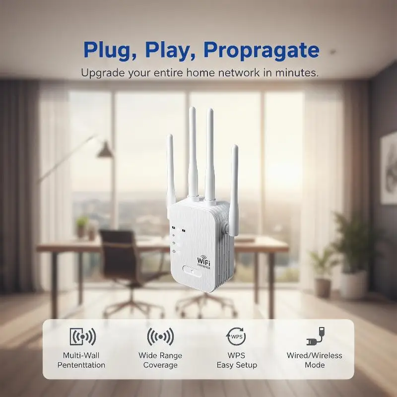 듀얼 밴드 WiFi 리피터 300Mbps 2.4GHz5GHz 무선 범위 확장기 신호 부스터 증폭기 WiFi 네트워크 확장기 AP 클라이언트 모드