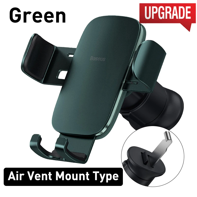 phone holder for desk Baseus Trọng Lực Giá Đỡ Điện Thoại Ô Tô Di Động Điện Thoại Kẹp Đứng Chân Đế Khe CD/Airvent Gắn Cho iPhone Samsung iphone stand Holders & Stands
