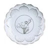 Embossed Pink White Fruit Plate Buddha Set Household Incense Burner Lotus Supply Plate Water Cup 6/7/8/9 Inch Buddhism Item 6