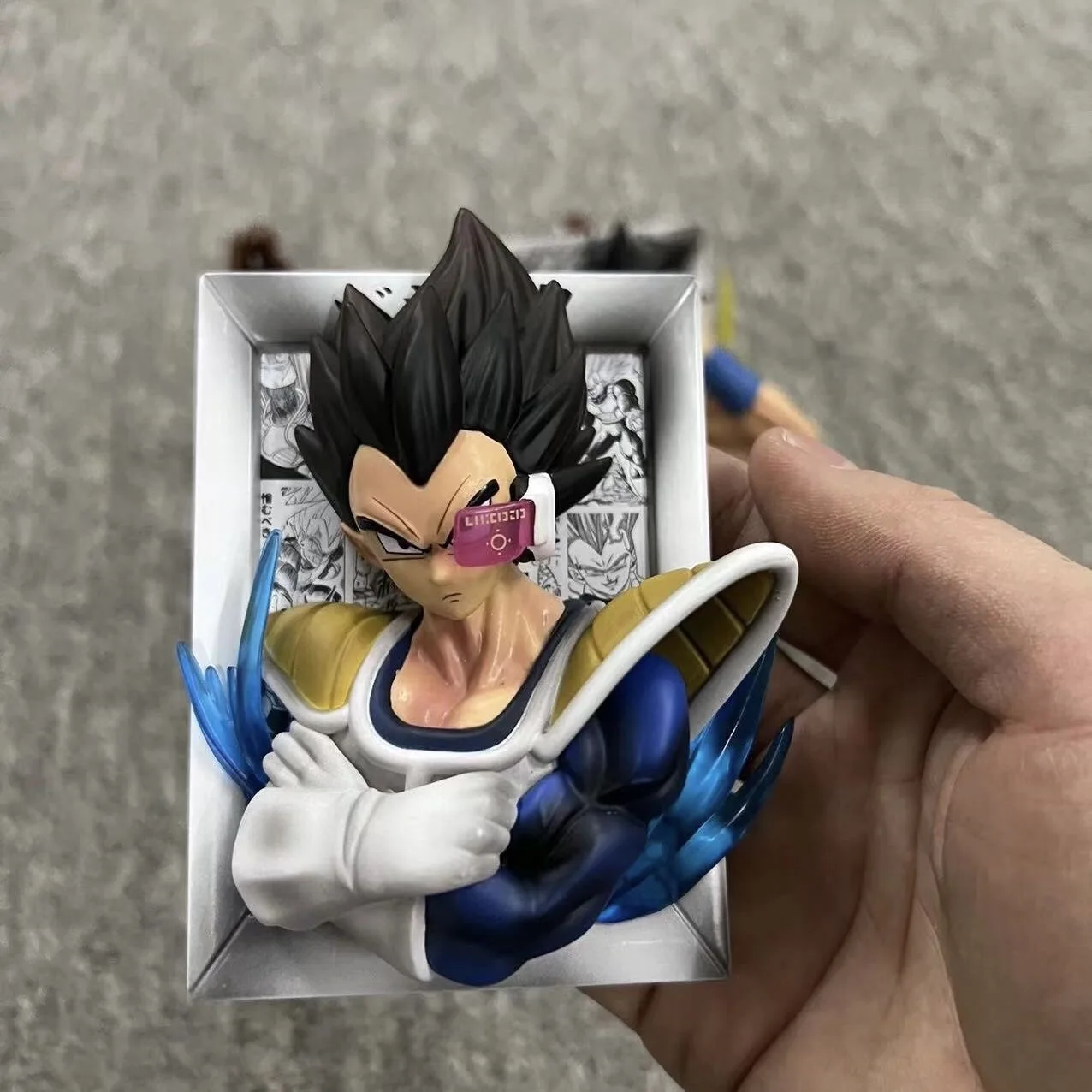 ドラゴンボールのアクションフィギュア,3D写真の像,ベジータiv
