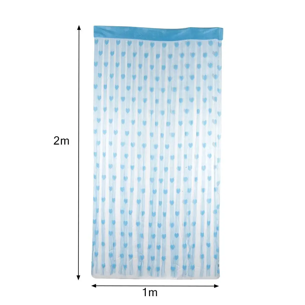 New Arrivals New Drapes Door Loving Heart Curtain Pattern Window Tassel