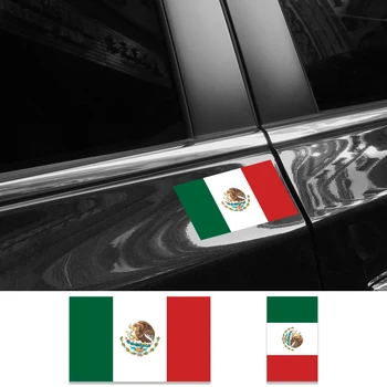 Adesivi per auto Creativi Adesivi per lo styling della bandiera del Messico Decalcomania in vinile impermeabile Accessori per decorazioni esterne per auto fai da te per auto