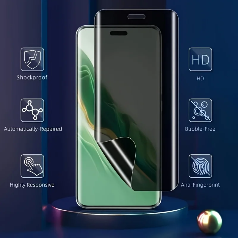 Dual Anti-Spy Hydrogel Screen Protector Film - Premium Privacy & Protection