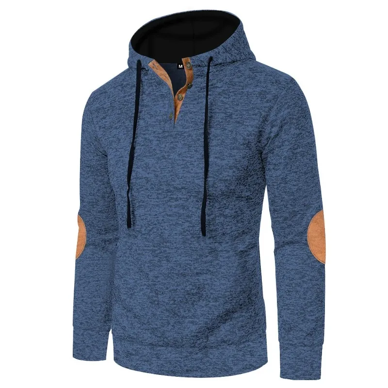 Animal Game Outdoor Men's Casual Jacket Hoodie Button Sport Sweatshirts Men's Work Out Solid Warm Coat Sport Hooded Streetwear