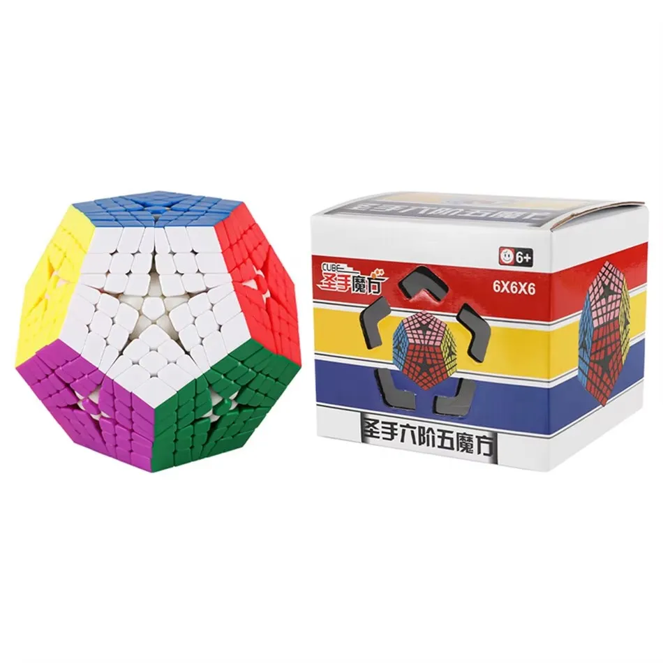 ShengShou Elite Kilominx Stickerless 6x6 Sengso Dodecahedron Puzzle Cube Speed 12 Faces Megaminx Magico Cubo Toy Children's Gift 6