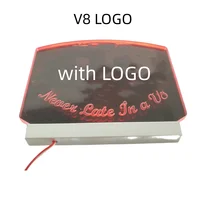 Tamiya Acrylic Scania Logo LED Light Lamp for 1/14 TAMIYA Truck Remote Control Tractor Scania R620 R470 R730 Upgrade RC Car Part 2