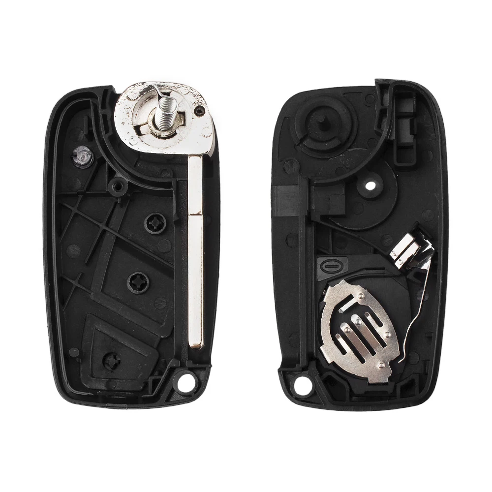 Premium Replacement Flip Key Fob Case Shell with 2/3 Button Options