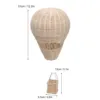 Woven Hot  Balloon Handcrafted Exquisite Details Rattan Weaving Decoration for Kids Room Party Photo Prop 6
