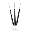 3Pcs Nail Art Liner Brushes French Stripe 3D Tips Line Stripes DIY Drawing Pen UV Gel Brushes Painting Manicure Nail Tool Sets 4