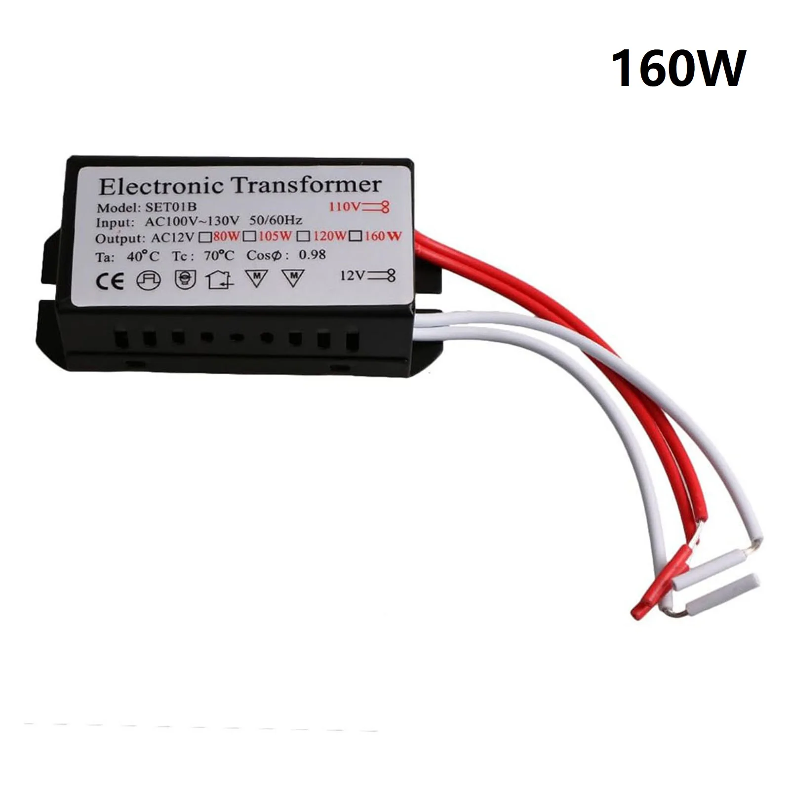 출력 변압기 할로겐 크세논 60-106g 2.1-3.7oz AC110V 130V 50 60Hz 출력 120V 할로겐과 호환 가능