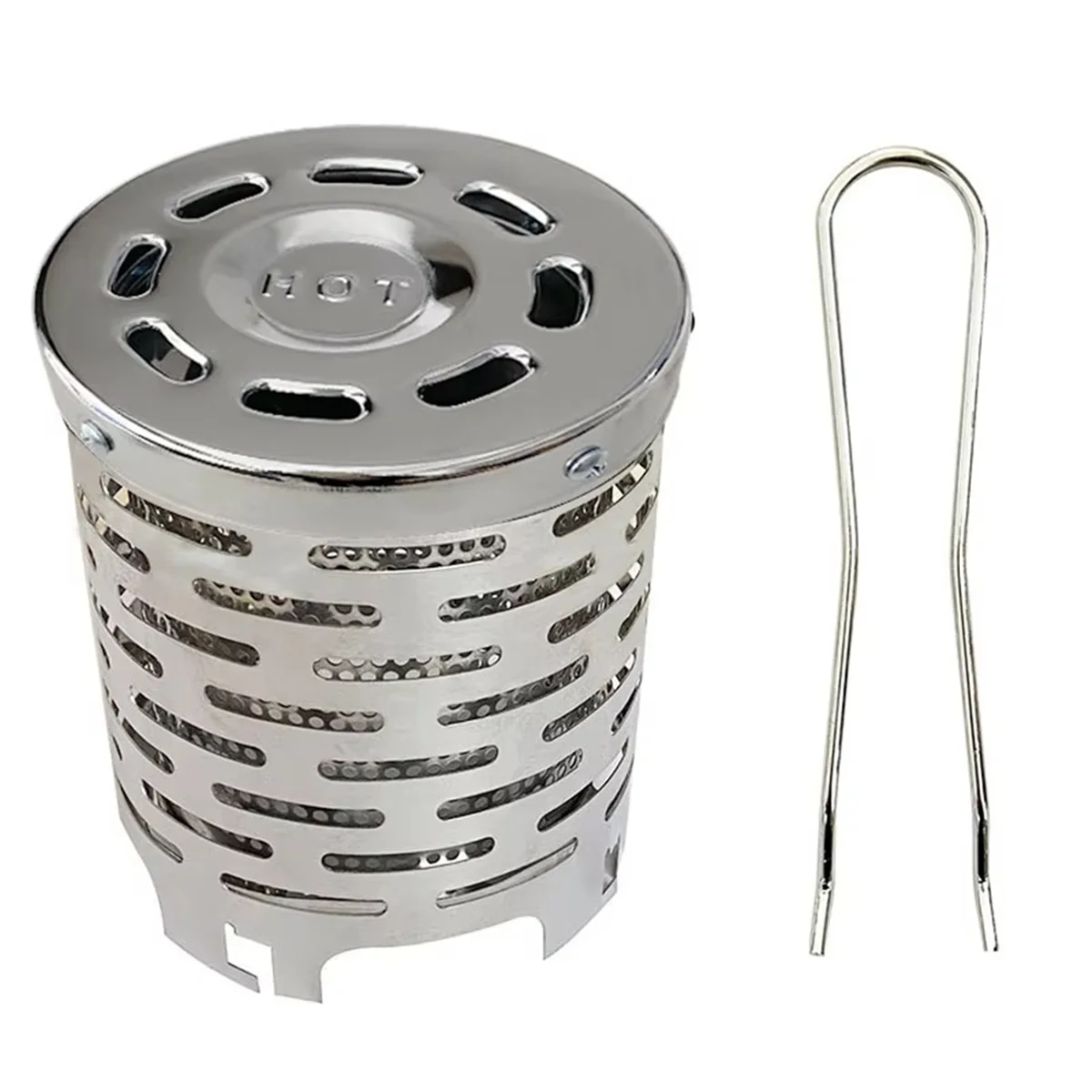BAAU Outdoor Portable Heating Cover Gases Heater Stoves Mini Heater Cap Camping Infrared Stove Stainless Steel Oven