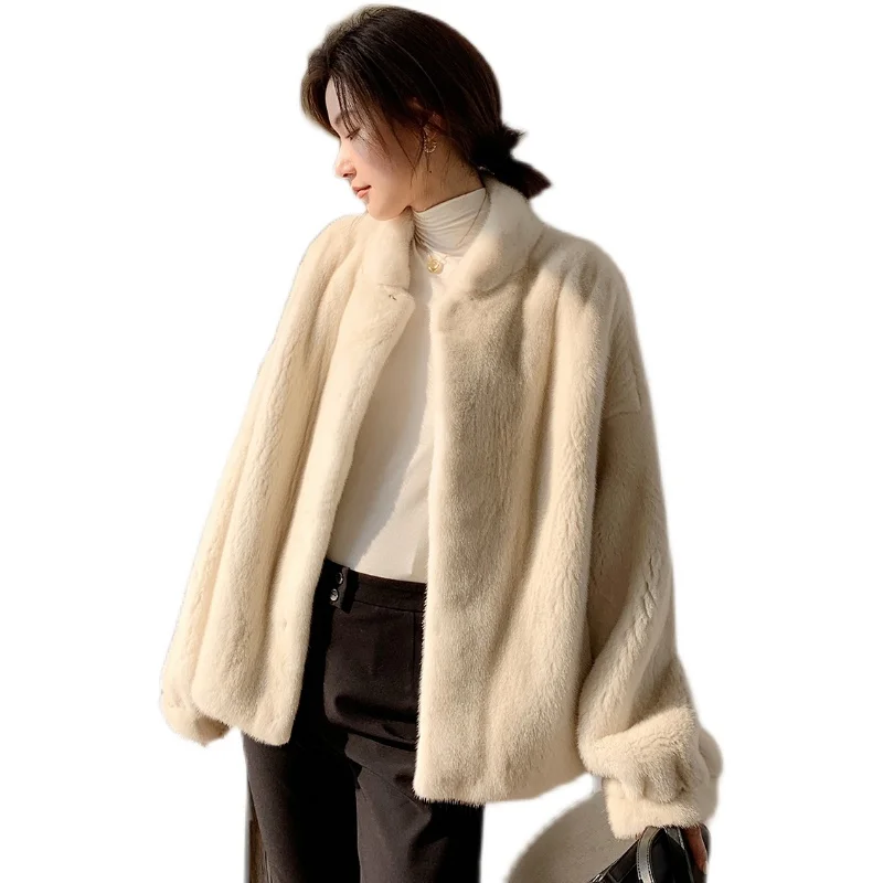 

Women's Clothing Fur Integrated Short Imitation Fur Coat Winter New 24