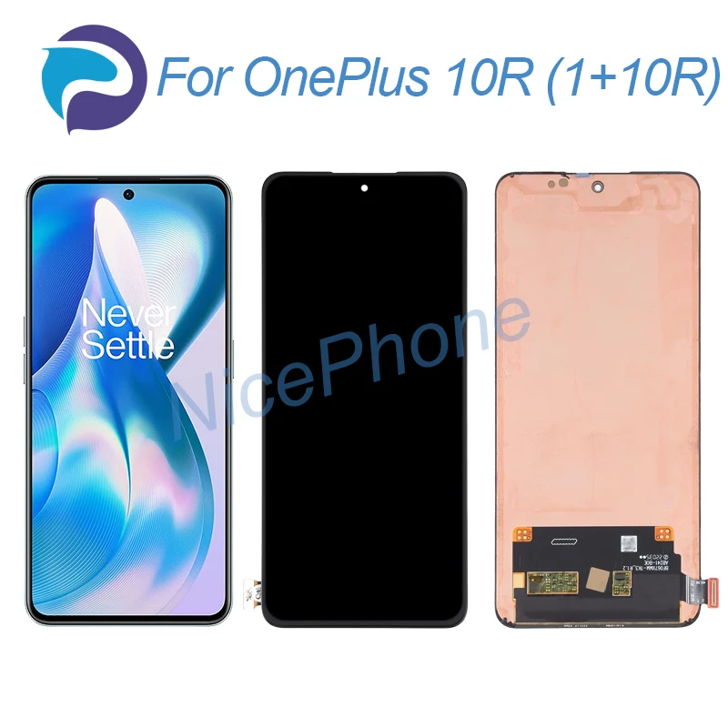 

Для ONEPLUS 10R LCD дисплей кодирующий преобразователь сенсорного экрана в сборе Замена 6,7 "CPH2411 1 + 10R экран ЖК-дисплей