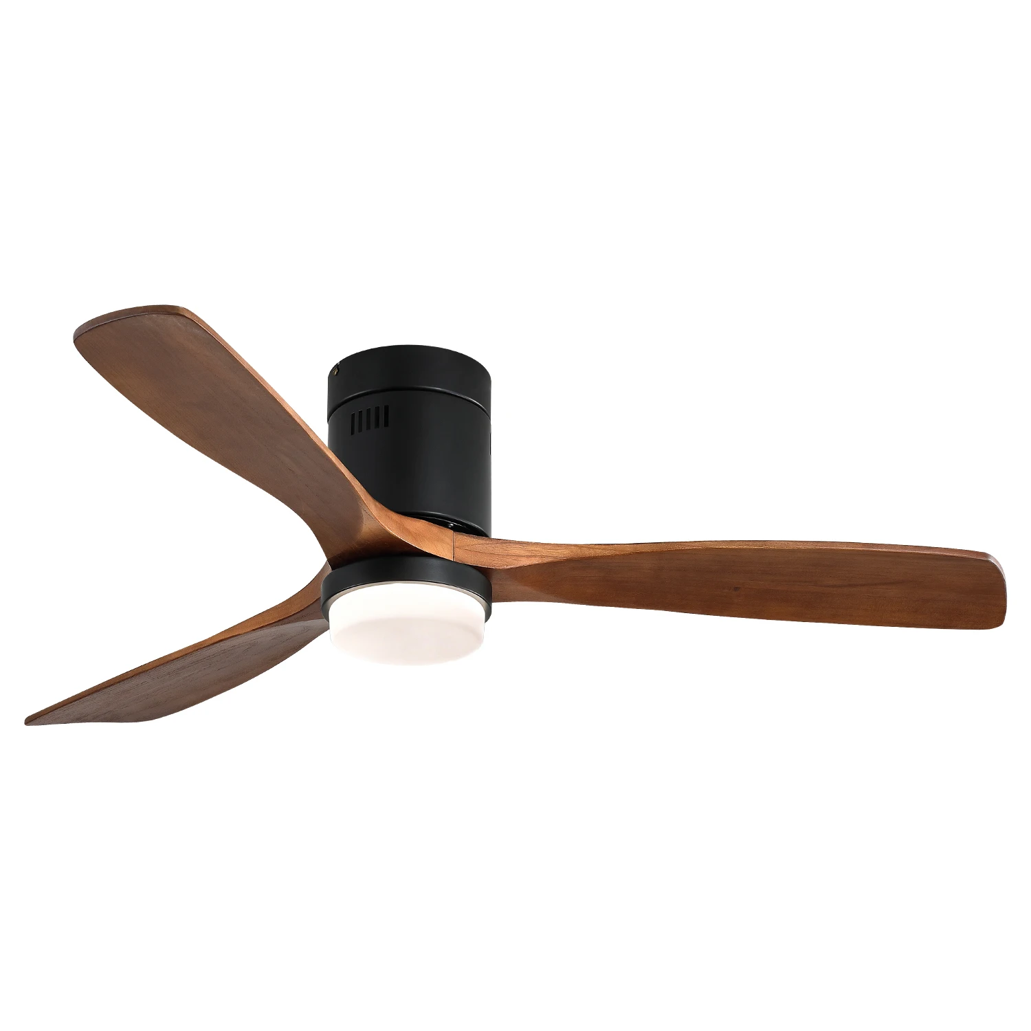 Sofucor Modern Low Profile Ventilador de techo de 52 pulgadas con LED DC 6 velocidades de alta velocidad del viento con control remoto