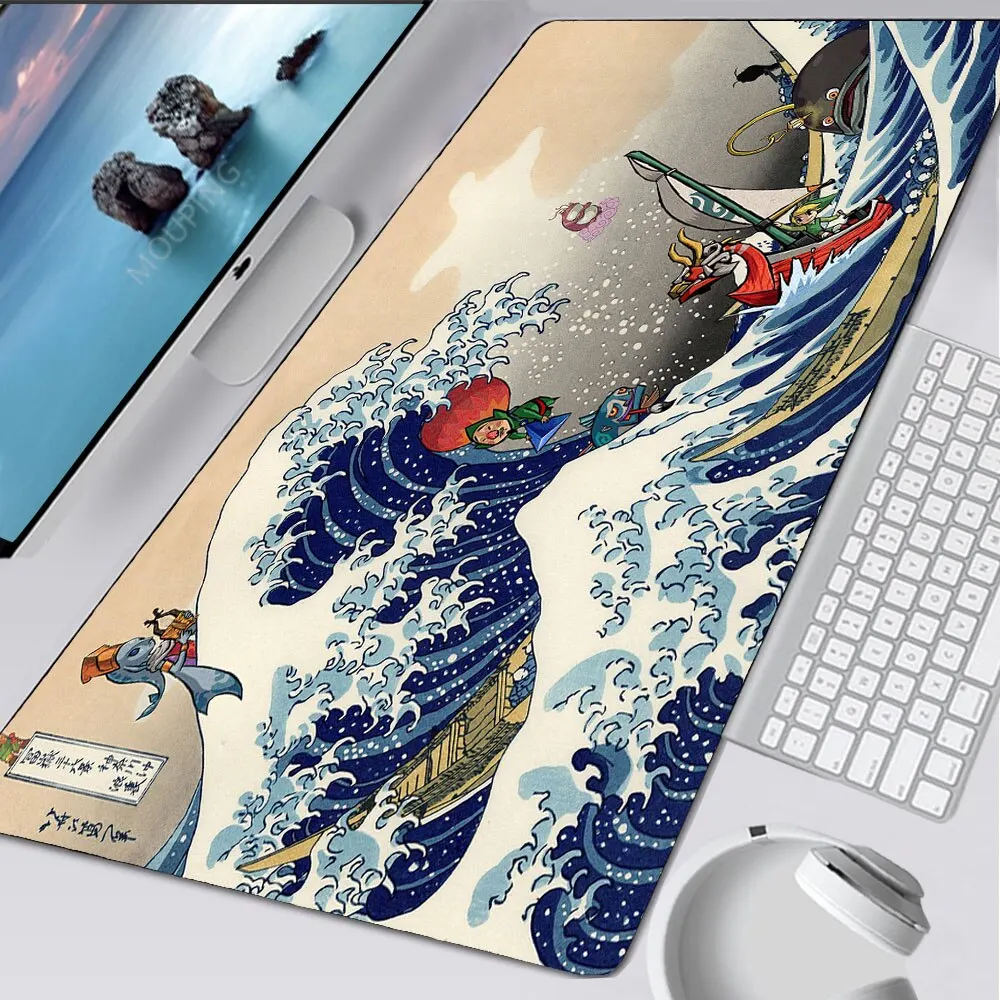 Xxl Japan Muis Mat Art Touhou Grote Golf Mousepad Tapijt Muis Vintage Gaming Muis Retro Toetsenbord Mat Tappetino Da Scrivania Computer Tafel