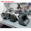 XDRC 1/14 580 RC LoaderMetal Hydraulic Construction Vehicles Smoke Sound Light Remote Control Cars Truck Earth Mover Boys Toys 1