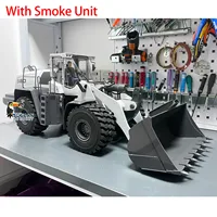XDRC 1/14 580 RC LoaderMetal Hydraulic Construction Vehicles Smoke Sound Light Remote Control Cars Truck Earth Mover Boys Toys 1