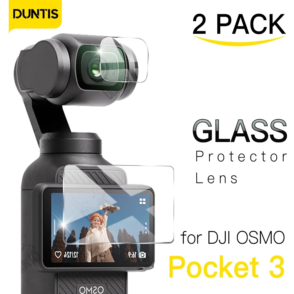 Tempered Glass Lens and Screen Protector Film for DJI OSMO Pocket 3 Pocket3 action camera accessories