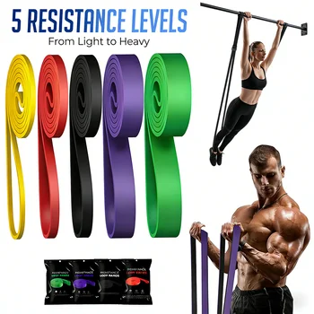 Bande de résistance fitness 7 niveaux musculation yoga pilates