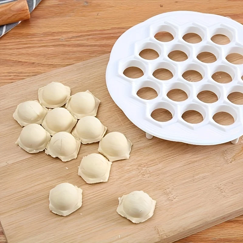 Sda538cf71c1f4ae5b92bfdb400bded02P 1pc- Simple Chinese Dumplings Mould, Kitchen Dough Press, Ravioli Making Mold, Pastry Tool Gadgets