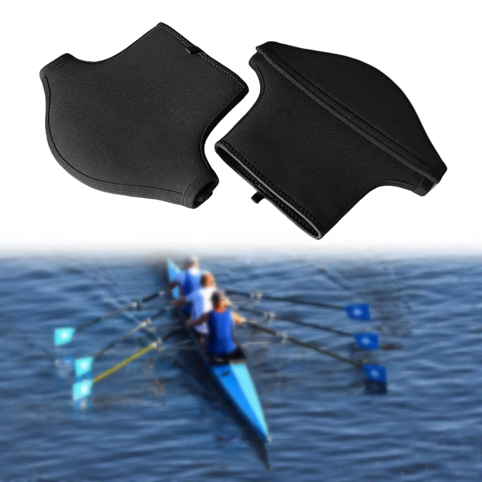 2xKayakPaddleMittsNeopreneKayakPaddleGripsGlovesBoatPaddle
