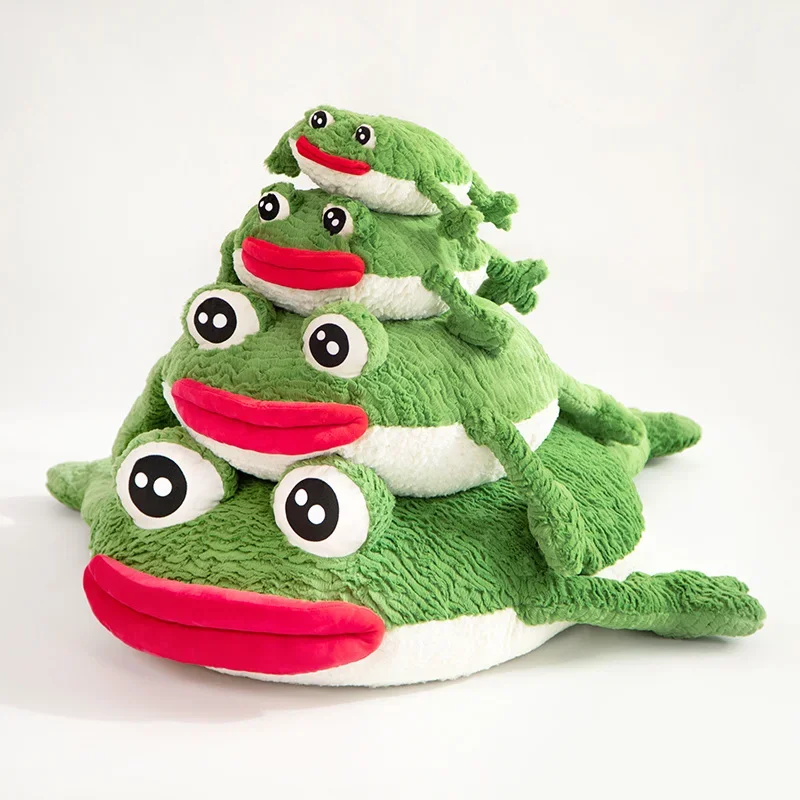 

35-120cm Frog Home Throw Pillow Cushion Sausage Mouth Soft High Quality Funny Babys Accompany Sleeping Girls Birthday Gift Decor