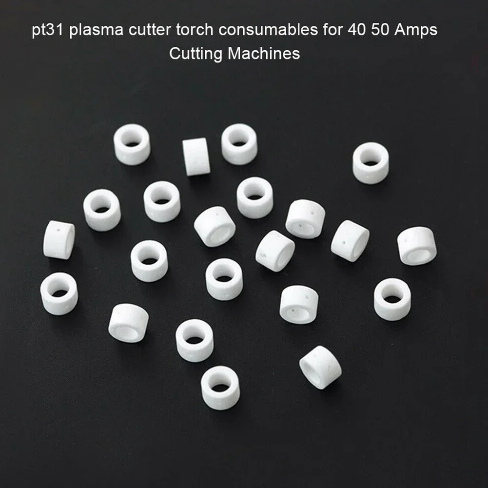 Plasma Cutting Machine Plasma Cutter Consumables Kit 60Pcs Air Plasma Cutter Nozzle Tips Consumables For LG-40 PT-31 Torch CUT40 Electrode Tip Torch Kit