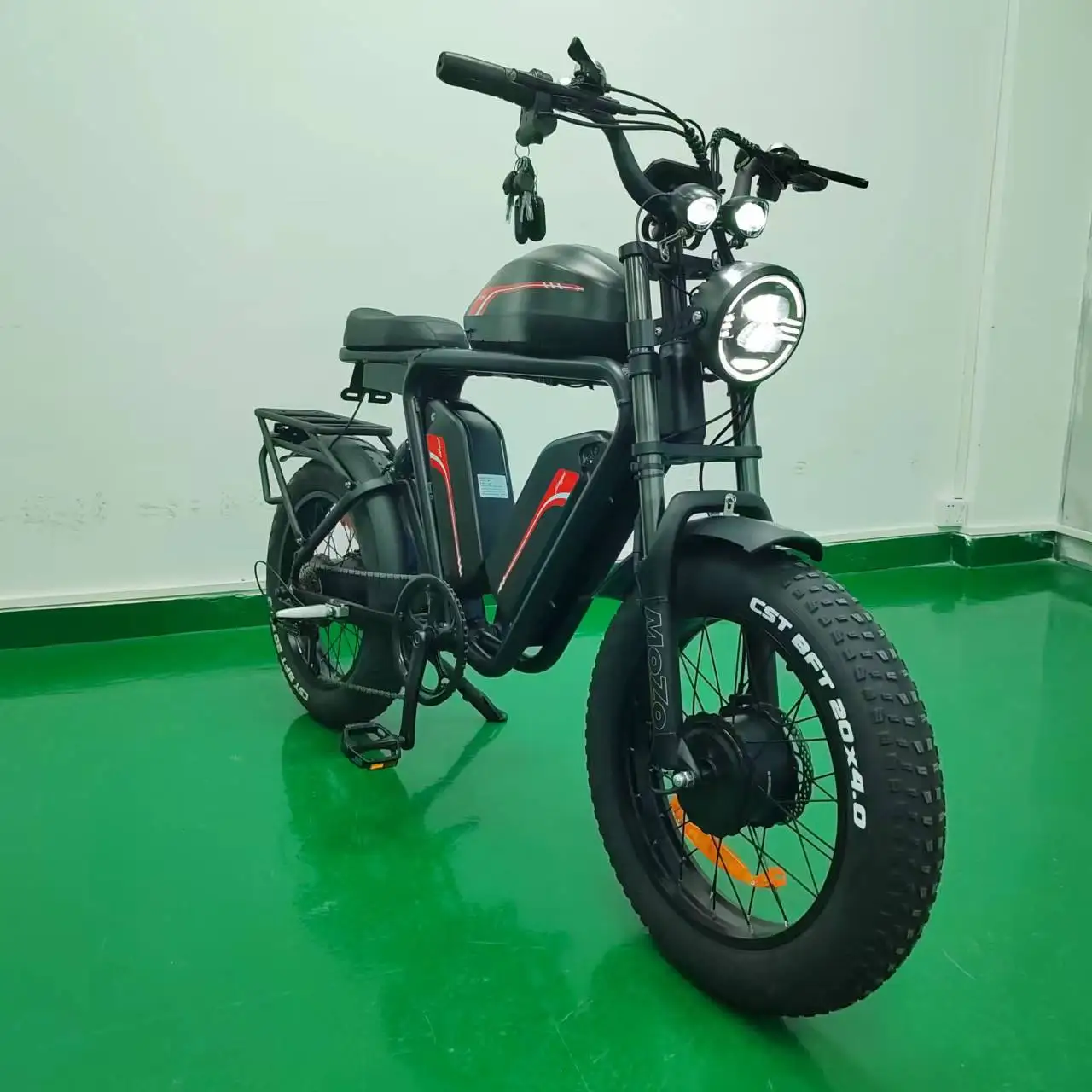 20 Inch Fat Tire 48v1000w*2 Dual Motors 48v 70ah Lithium Batteries Electric Bike Bicycle For Adult