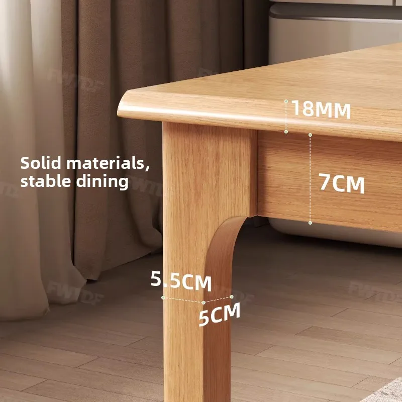 طاولة طعام خشب مصمت