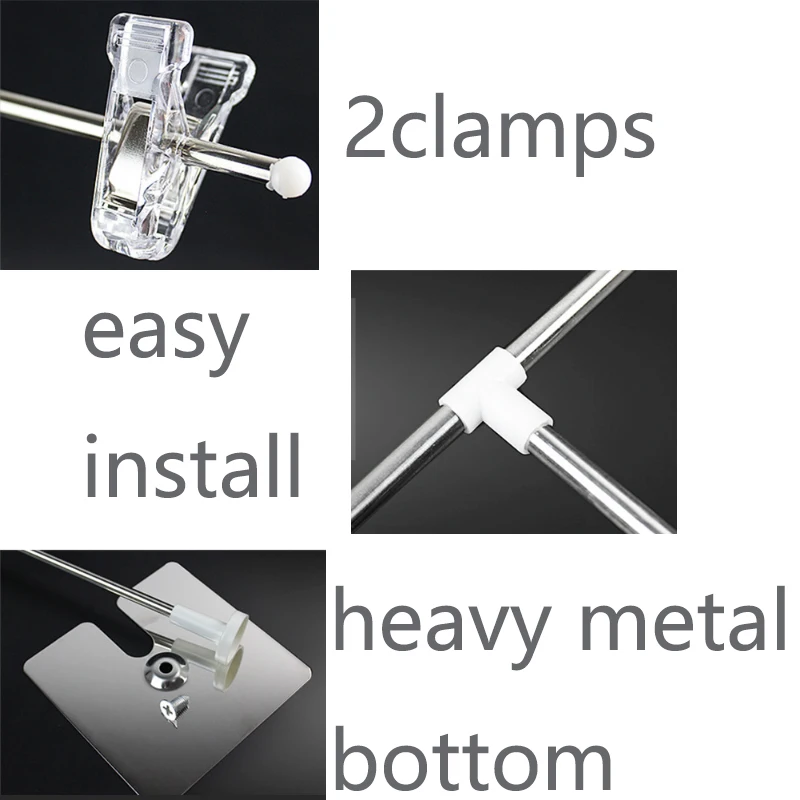 Photo Studio Backdrop Stand Photography Background Support Big PVC Background Holder Photo Stand With Clamps 110X57C