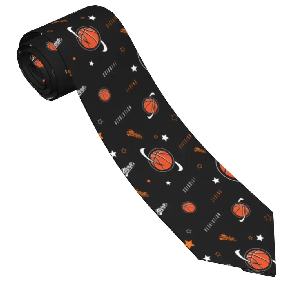

Basketball Game Player Unisex Neckties Fashion Polyester 8 Cm Narrow Sports Lover Neck Ties For Men Wedding Accessories