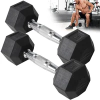 2pc 5kg/7.5kg Fitness Dumbbell Sports Hex Weights Sets Home Gym Fitness Hexagonal Dumbbells Kit Weight Lifting Exercise