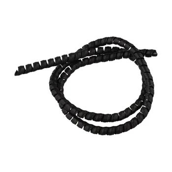 1Meter Spiral Wound Wire Protector Tube Flexible PP Material Cable Management Sleeve for Electronics and Appliances