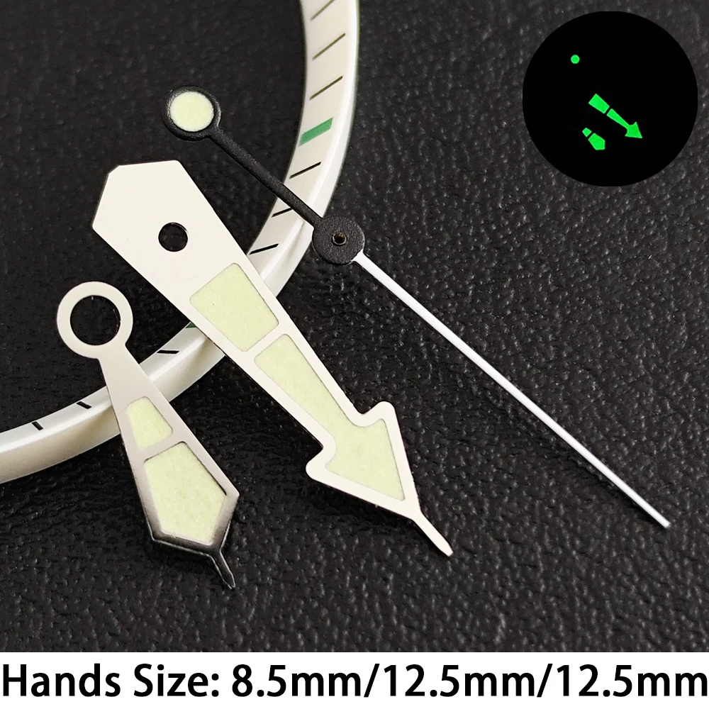 Green Luminous Watch Hands for Mechanical Movements - Replaceable Accessories