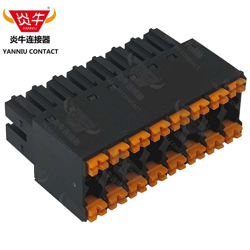 10Pcs 2EDGKNH  5.08mm  2P ~ 12P Double Layer  Spring  PCB PLUG-IN TEMINAL BLOCKS CONNECTOR  PHOENIX CONTACT DEGSON YANNIU