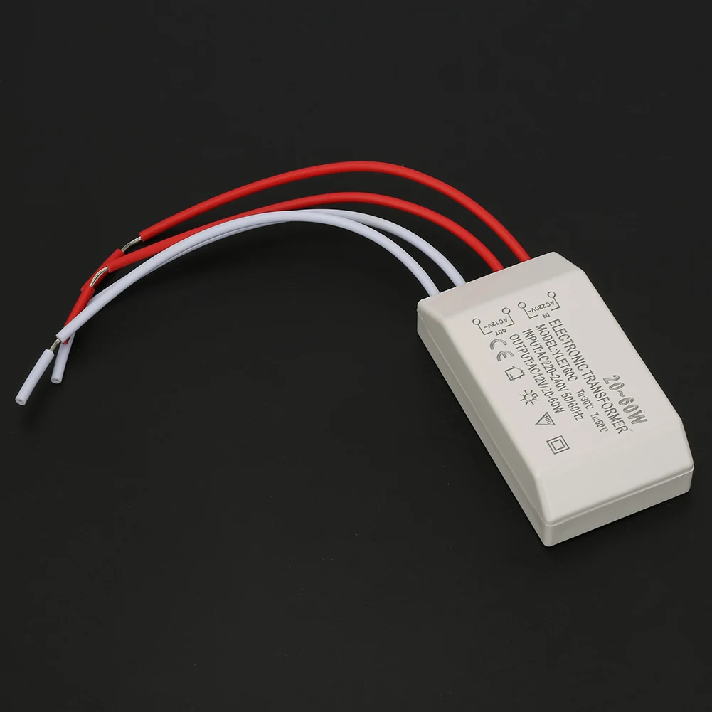 Description Picture 6 of item220V to AC 12V 20-60W Power Electronic Transformer Voltage Converter Smart Power Supply Driver