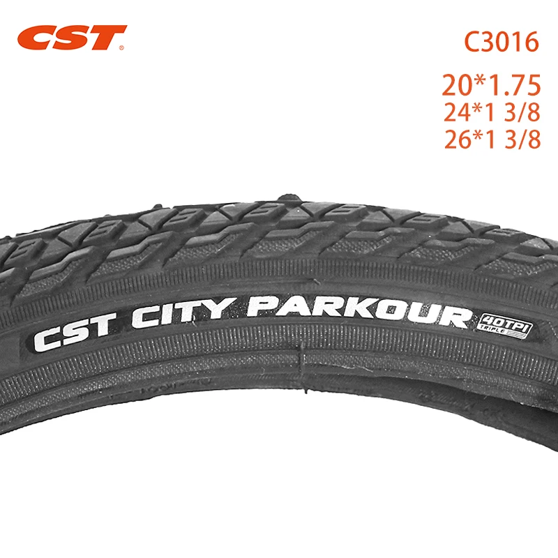 CST 20inch C3016 Mountain Bicycle tire 26x1 3/8 20*1.75 MTB Bicycle parts 24 * 1 3/8 26er Pneu Bicicleta Bicycle Tyres