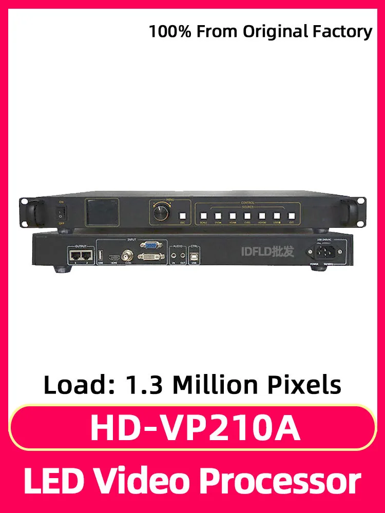 HD-VP210A Video Processor LED Display Controller Full Color RBG Module Supports USB Port WiFi Transmission DVI VGA HDMI