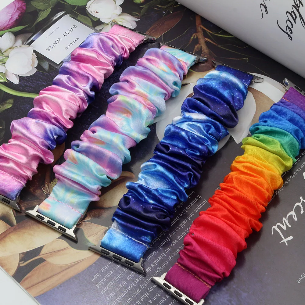 Versatile Elastic Scrunchie Bracelet Band