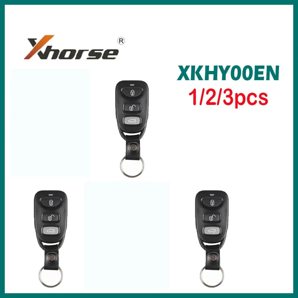 

Универсальный пульт дистанционного управления Xhorse XKHY00EN, проводной ключ с 3 кнопками для Hyundai типа VVDI2, ключ дистанционного управления для Hyundai, версия на английском языке, 1/2/3 шт./партия