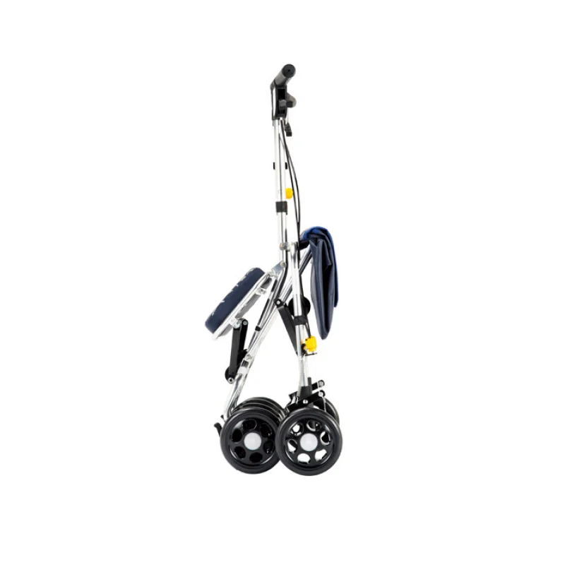 Elderly scooters with foldable seats, shopping carts for groceries, and elderly assistance sitting and portable storage 3