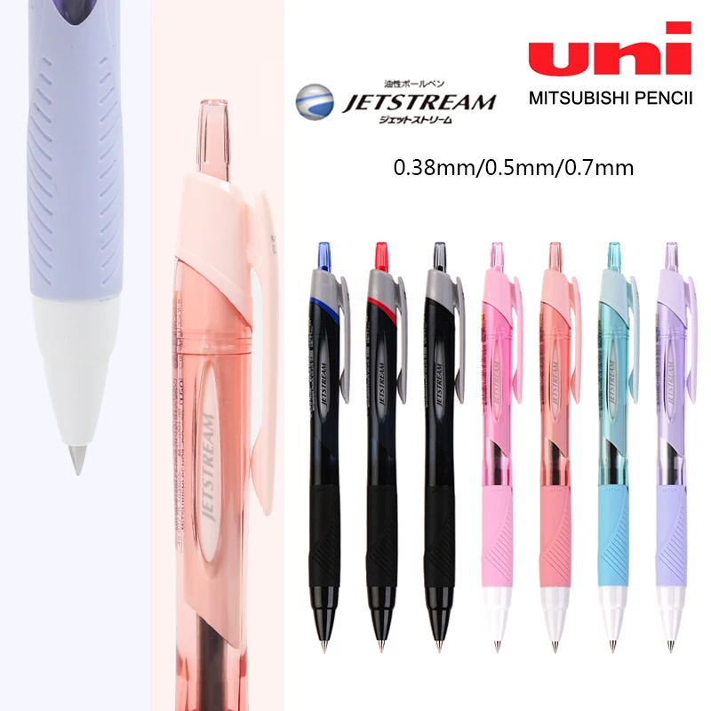 1 Pcs Uni JETSTREAM Ballpoint Pen SXN-150 Writing Smooth Quick-drying Push-action Gel Pen 0.38/0.5/0.7/1.0mm Office Accessorie Gel Pens Ballpoint Pen