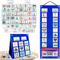 Kids Visual Schedule Calendar Chart 3 in 1 Toddler Weekly Routine Chart Daily Schedule for Kids Autism Learning Tools Gift 1