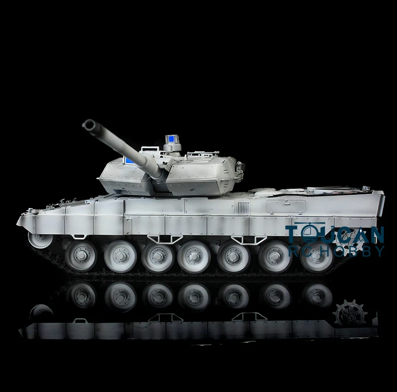 1/16 HENG LONG 7.0 Barrel Recoil Metal German Leopard2A6 RC Tank 3889 TH17626-SMT4 2